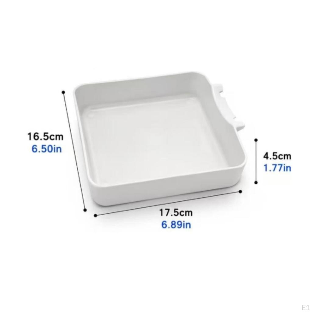 Laundry Appliance Drain Tray Square Pan Drip with Inserts for