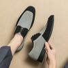 Fashion Fashion Trends Leather Men Multiple Colors Oxford Shoes Pointed Comfort Shoes Lace Up Nightclub Casual Daily Dating Party  Shoes