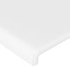 Vidaxl Zagłówek Do Łóżka Z Led, Biały, 163X16X78/88 Cm, Sztuczna Skóra