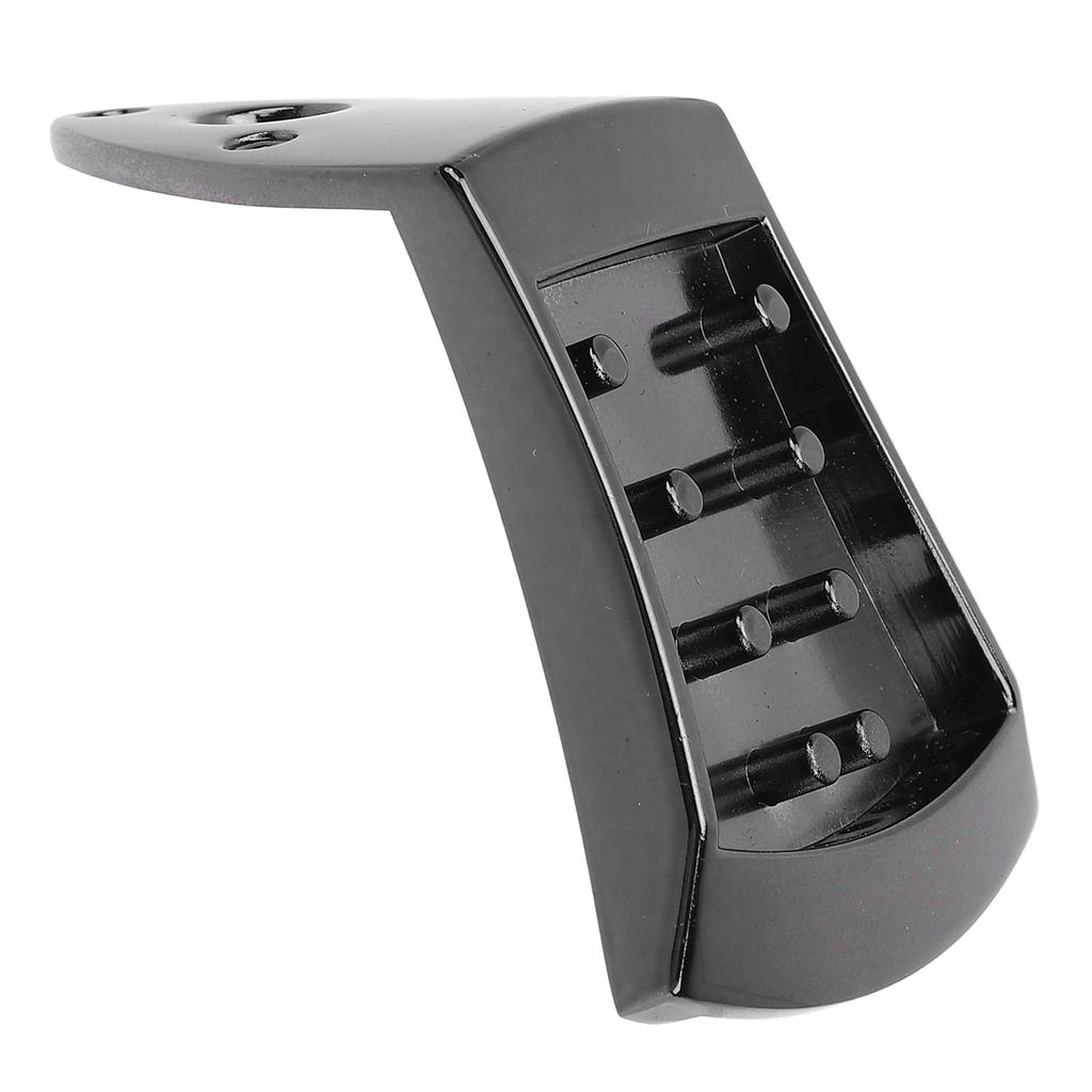 Triangle Mandolin Tailpiece Black Metal Replacement for 8 String Arched Top with Screws