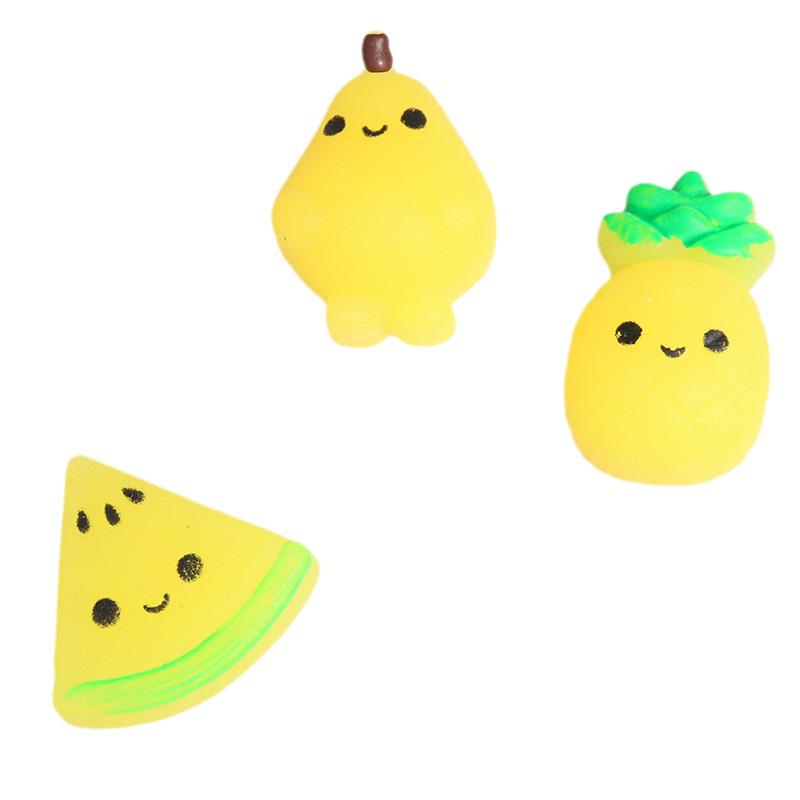 Creative Fruit Series: Watermelon Banana Dango Stress Relief Squeeze Toy