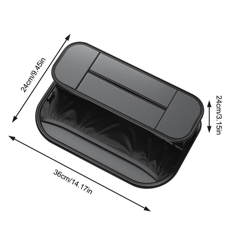 Car Handbag Organizer Car Seat Storage Bag Paper Towel Outlet Design Car Rear Seat Organizer For Electronics Data Cable Glasses