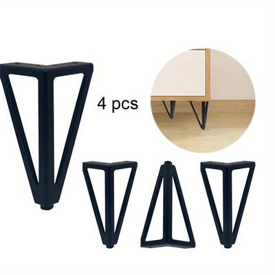 4pcs Furniture Legs Heavy Duty Metal Furniture Feet Sofa Cabinet Table Legs Cabinet Legs Couch Feet Replacement for Cabinet Dresser