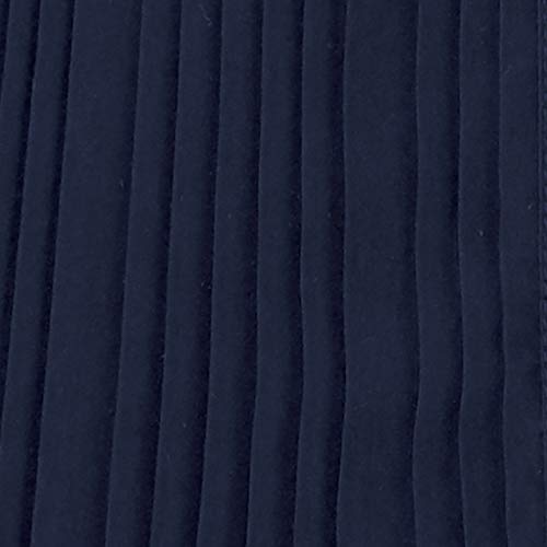 Ookini Table Apron with Pleats for Kimono Stain Protection, Made in Japan (Navy)