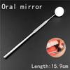 3Pcs Stainless Steel Dental Tools Kit Teeth Whitening Dentist Pick Scaler Mouth Mirror Lab Tools