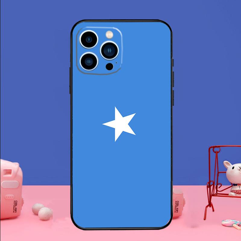 Somali Somalia National Flag Phone Case For iPhone 17 16 14 13 12 11 15 Pro Max mini 15 16 Plus 16e 17 Air Bumper Cover