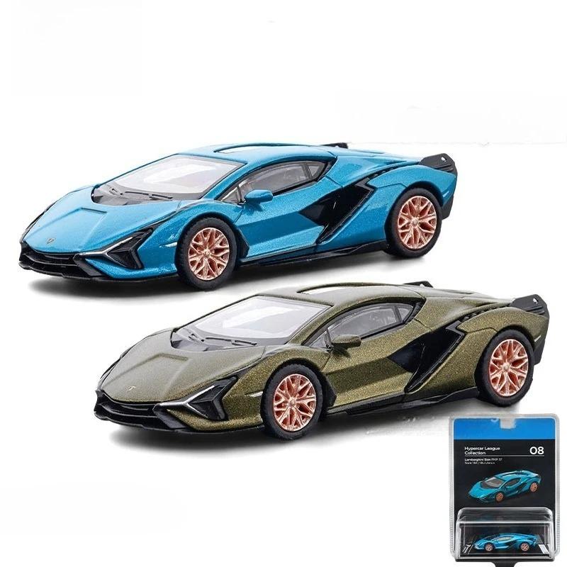 Simulation 1/64 Lambor SianFKP37 Supersport Car Model Diecast Toy Vehicle Children Gift Collection Miniature Voiture