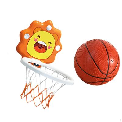 Mini Basketball Hoop Toy Bath Parent Child Interactive Adjustable Height with for