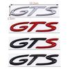 3D Metal GTS Car Stickers English Letter Car Rear Emblem Fender Side Rear Tail Trunk Badge Decal Accessories