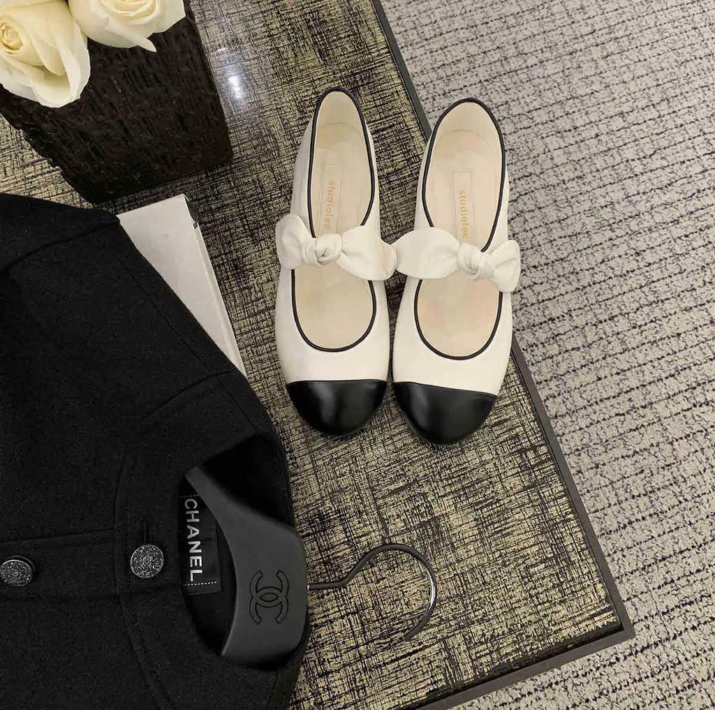 New Women Flat Shoes Fashion Bowknot Casual Mary Jane Boat Shoes Slip-on Loafers