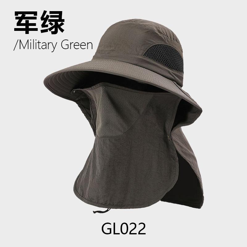 Bucket Hat Breathable Sunshade Sun Protection Hat Men and Women Plus Brim Sun Hat Outdoor Quick Drying Mountaineering Fishing Hat