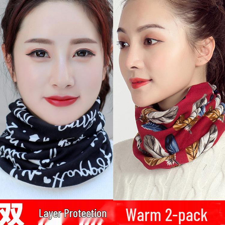 Men's Thermal Multifunctional Neck Gaiter: Windproof, Thickened Headscarf and Face Mask for Outdoor Cycling.