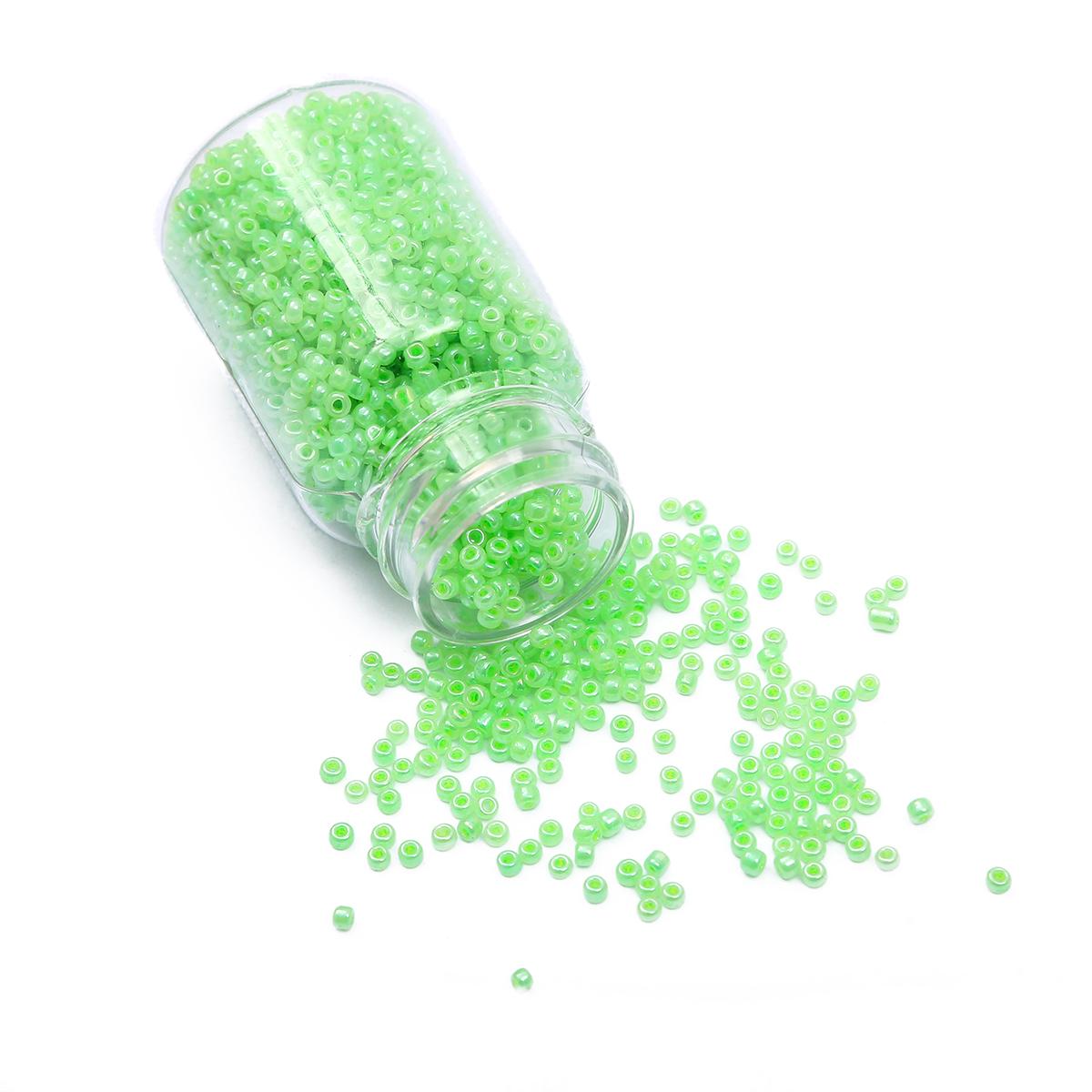 

2 мм 3000 шт стеклянные бусины в бутылках для изготовления ювелирных изделий своими руками, аксессуары style 03 светло-зеленый