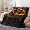 Flame Phoenix  Print Flannel Blanket, High quality Comfortable for All Seasons, Home Decor, Warmth and Comfort