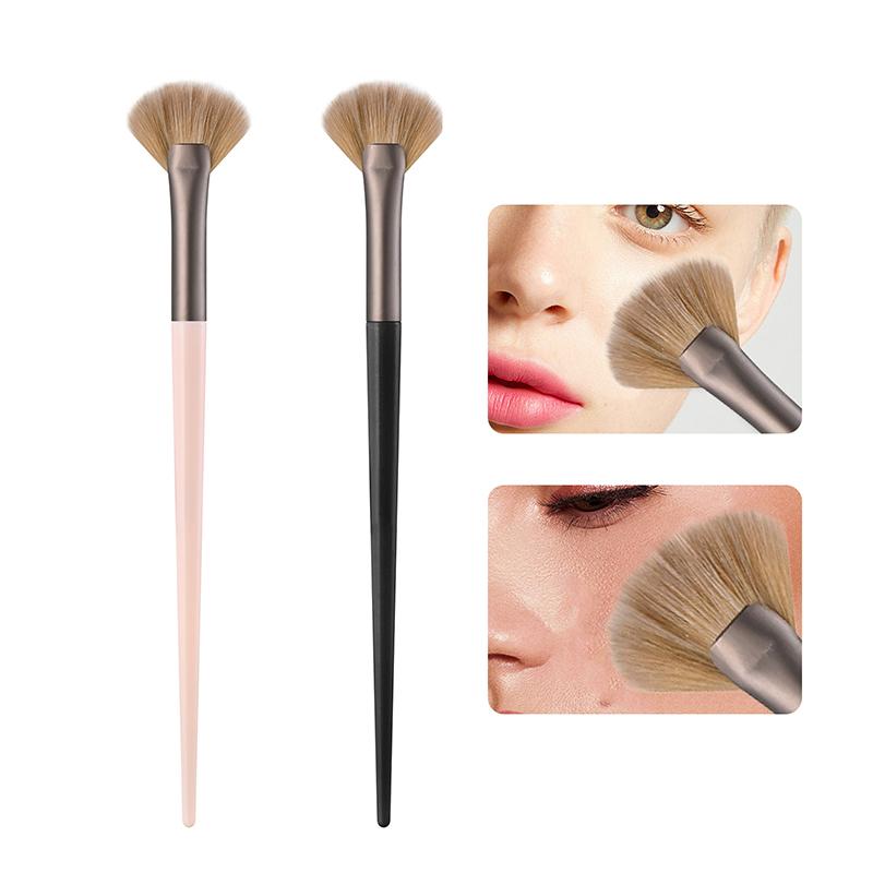 1/3 Stück Schlanker Weicher Gesichtsfächer Pinsel Make-up Kosmetik Mehrzweck Maskenpinsel Make-up Pinsel Werkzeug Professioneller Puder Kosmetikpinsel Werkzeug