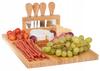 Bamboo Cheese Board with Knife Set
