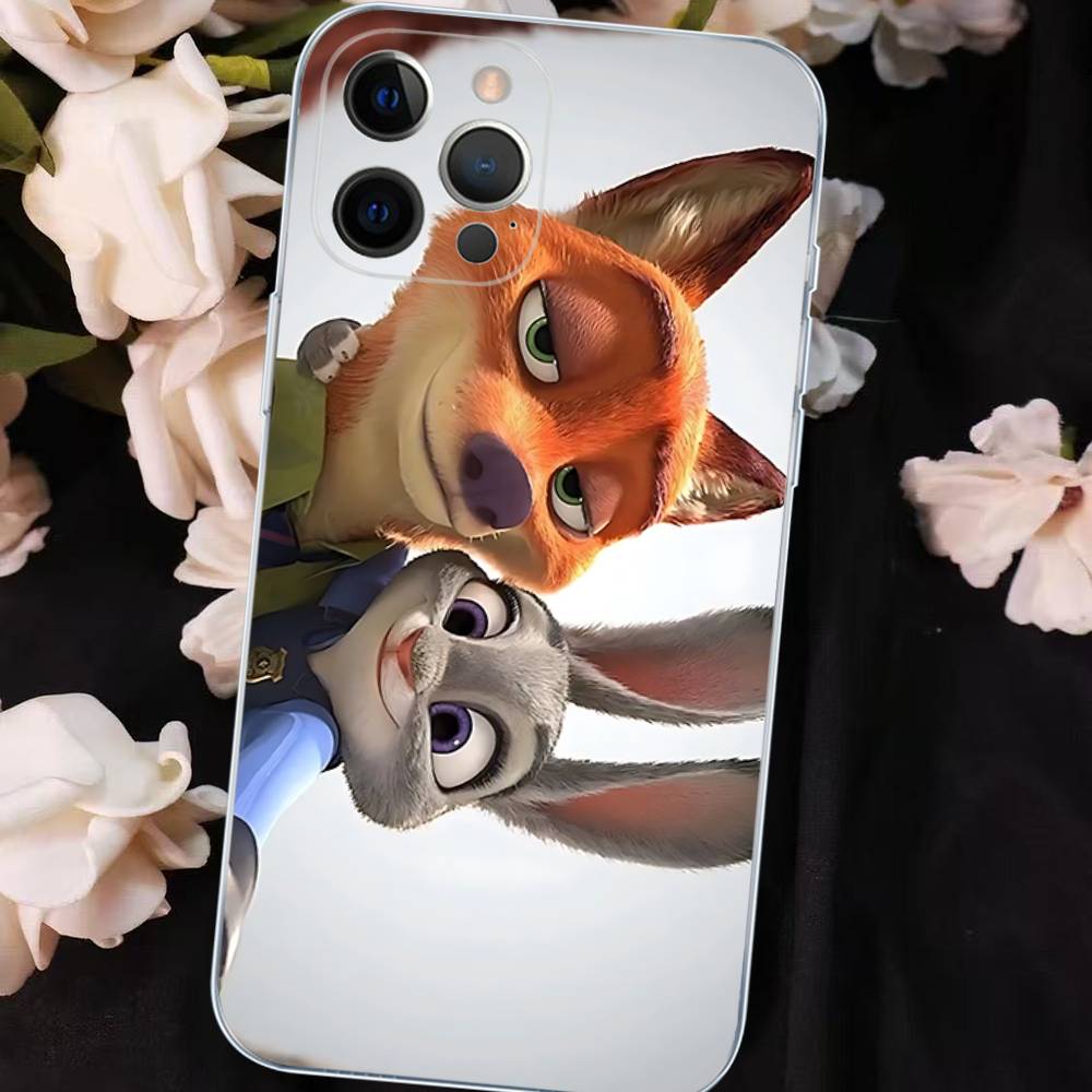 Z-ZootopiaS 2 1 Movie Phone Case For IPhone 17 16 15 Plus 14 13 Mini 12 11 Pro Max Soft Shell Cover