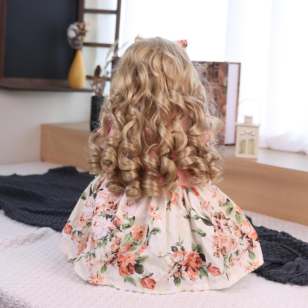 60 Cm Reborn Baby Girl Toy Cloth Body Realistic Princess Newborn Baby Dolls Kids Birthday Christmas Gifts Suit for 7+ Years