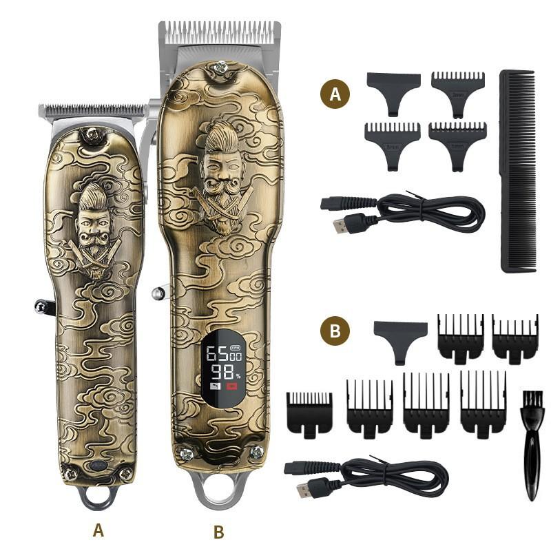 New Style Hair Clipper High Power Electric Clipper Hair Salon Professional Hair Clipper Set Household USB Rechargeable Electric Clipper