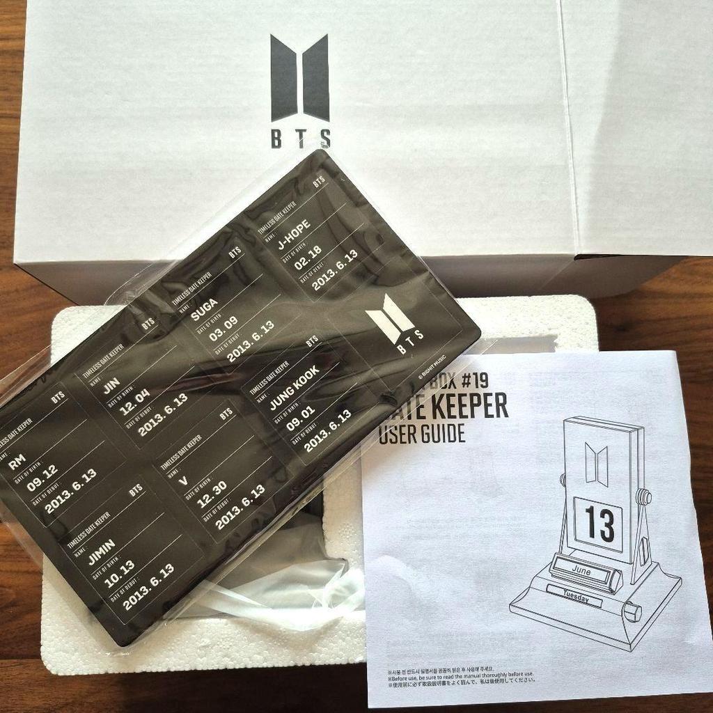 [USED] MERCH BOX 19 BTS