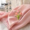 Bright Color Enamel Pin Brooch Pin, Flower Design with Smooth Edges, Lightweight Zinc Alloy Badge for Jackets Scarves Bags Gift