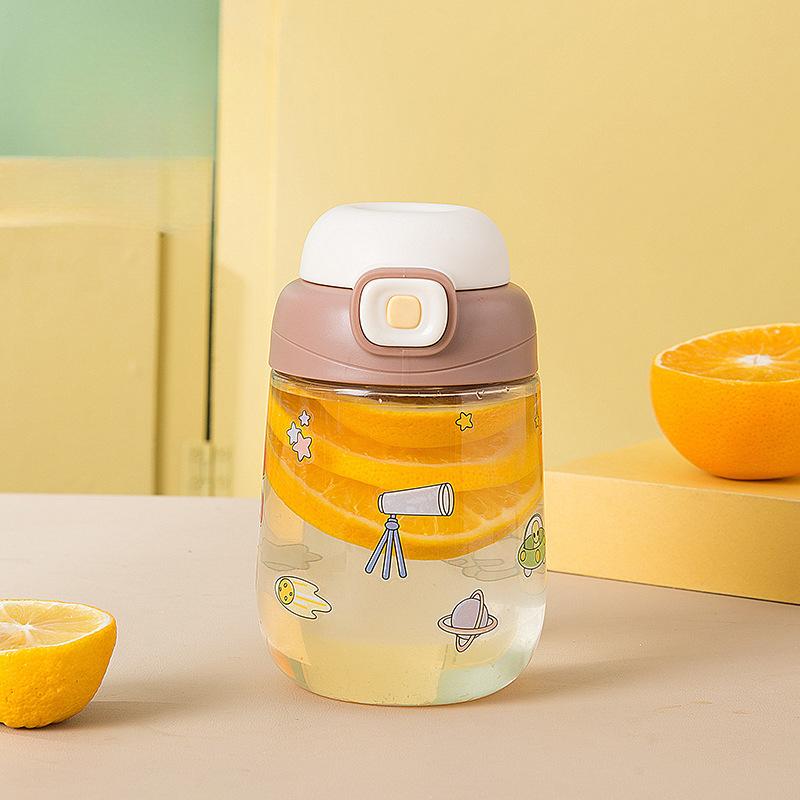 

Чашка с соломинкой для девочек, красивая новая портативная чашка для воды, летняя, устойчивая к высоким температурам, устойчивая к падениям 500ml