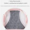 Breathable Seamless Ice Silk Mid-Waist Briefs for Women - Solid Color, Sexy, Large Size