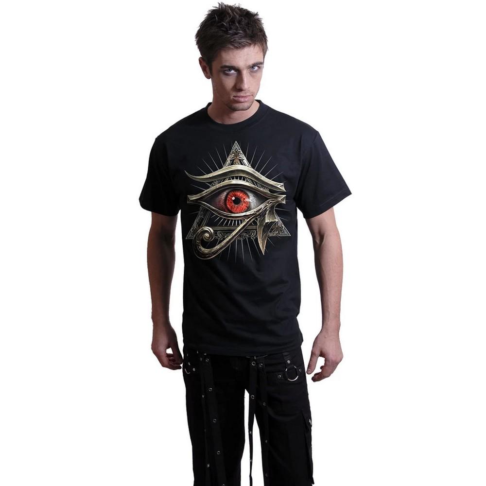 Spiral Direct Unisex Adult Evil Eye Back Print T-Shirt