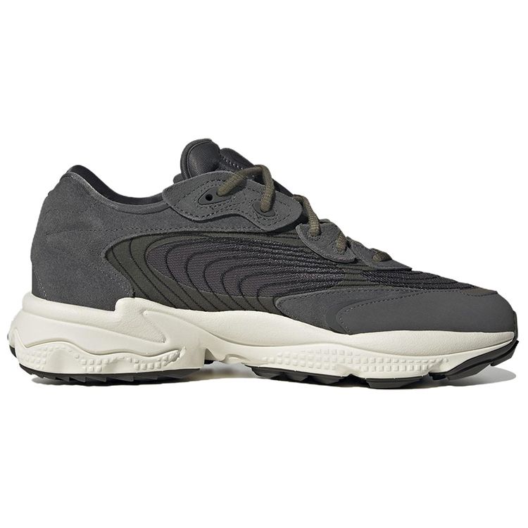 Adidas Originals Ozweego Leather Sports Comfortable Slip Resistant Durable Lightweight Low Top Lifestyle Casual Shoes Unisex Casual Shoes H03699