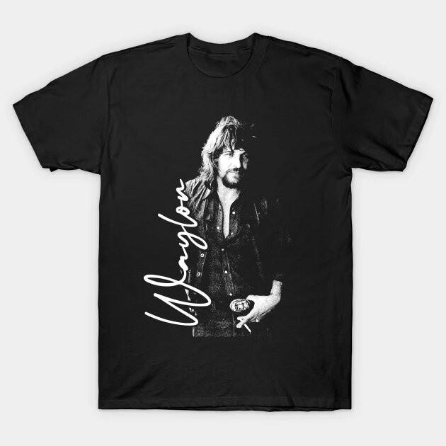 Vintage Country Waylon Jennings Good Hearted Woman Brown Eyed Handsome Man Shirt Unisex T-Shirt S