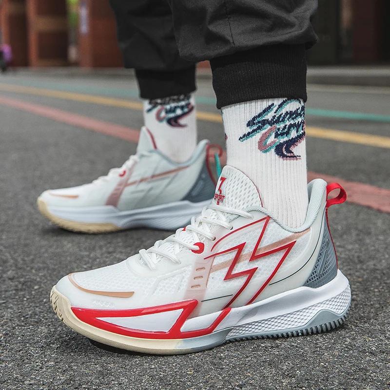 Men's Comfortable Breathable Padded Non-Slip 2024 New Outdoor Fitness Sports Fashion Running ShoesCool Basketball Shoes Sneakers