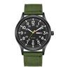 Military Watch Men Nylon Strap Waterproof Luminous Analog Calendar Sports Watch 12/24 Hour Quartz Stylish Gift