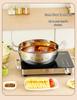 304 Food-Grade Stainless Steel Triple-Layer Stockpot for Induction Cookers - Perfect for Clear Soups and Universal Boiling, Uncoated.