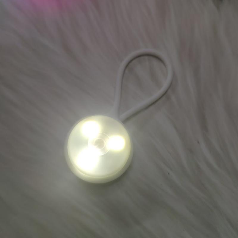 1Pcs Silicone Led Night Outdoor Backpack Lights Running Warning Light Camping Riding Wind Rope Light Travel Equipment Tool