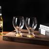 Creative Luxury Lead-Free Crystal Beer Mug Set - High-End Craft Glasses for Home and Entertaining