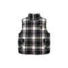 Down Vests Unisex Plaid Stand Collar Thickened Other 3ADVP0116-50CRS
