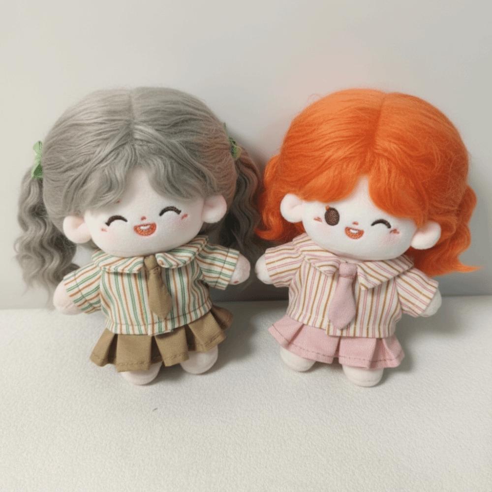 Skirt Doll Clothes Outfit Shirt Doll Dress Up Set 10cm Cotton Doll Clothes  Children's Gift