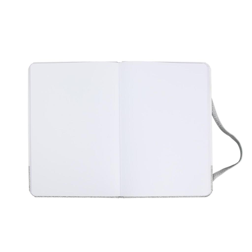 Les Trésors De Lily [Q3622] - Notizbuch A5 'Licorne My Unicorn' silberweiß (8. Weltwunder) - 21x15 cm