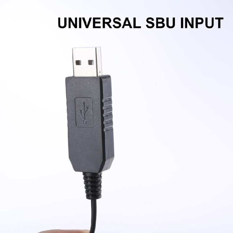 Sustainable USB Battery Conversion Cable for 6V LR6 Battery Operated Devices,Long Wire for Easy Setups
