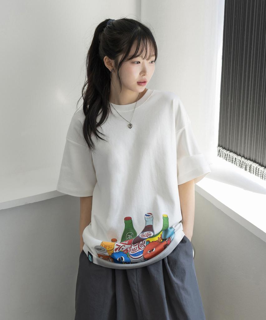 Ejeuaiwon Soda Pop Regular Fit Short Sleeve T-Shirt