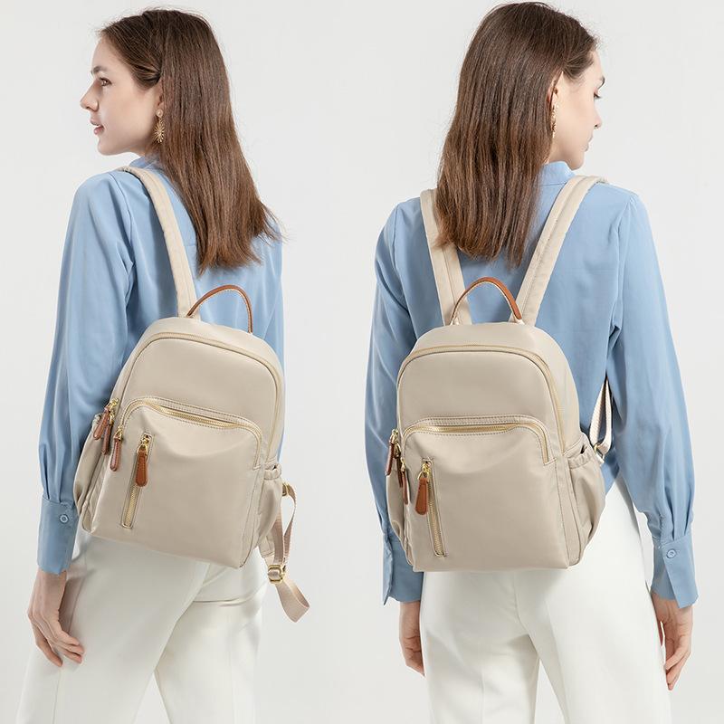 Lightweight and Casual Oxford Cloth Backpack, Versatile for Spring and Summer Commuting, Student Backpack, Travel Bag