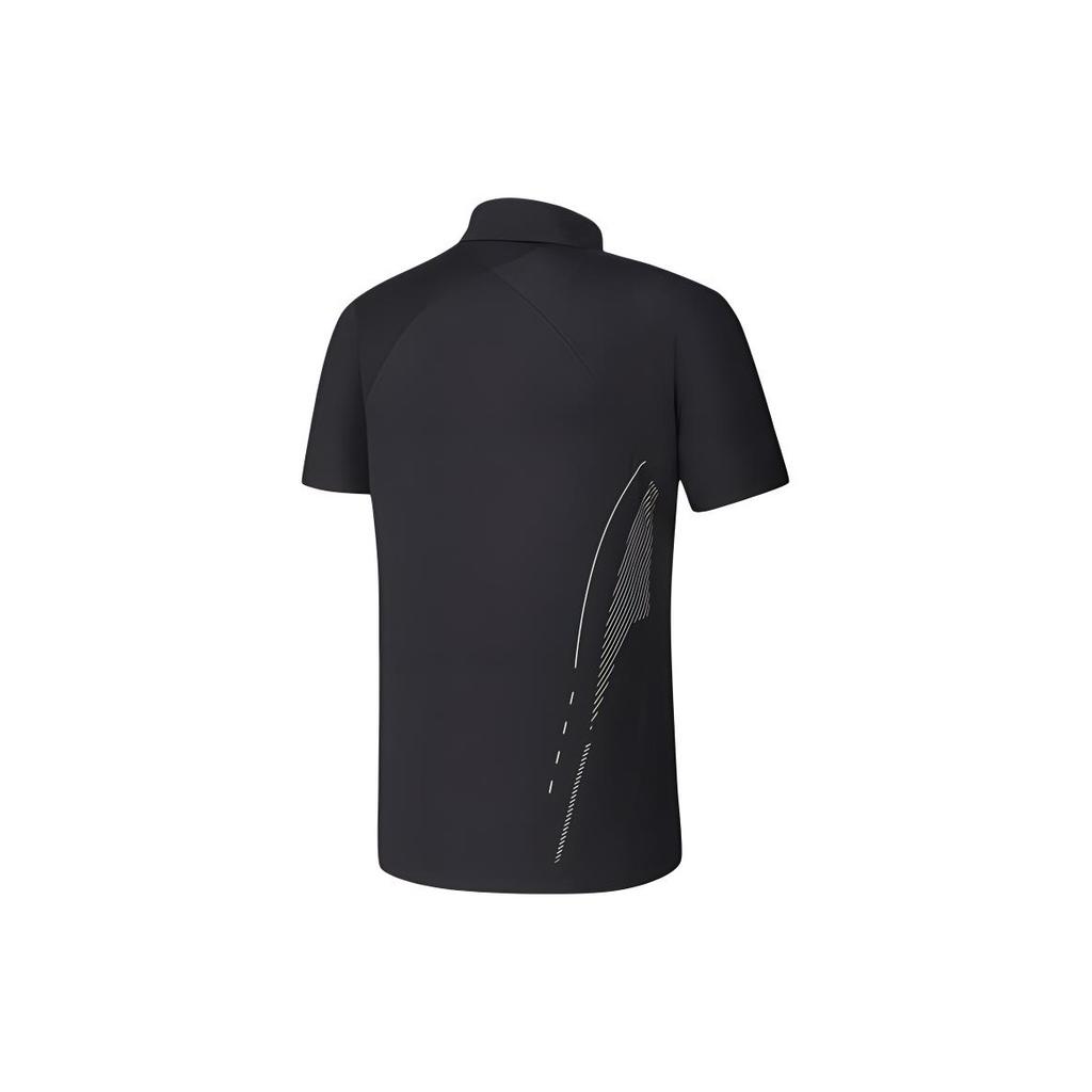 Fila Golf Series Breathable Sun Protection Durable Short Sleeve Polo Shirt Men Tops Deep-Black A11M425148F-BK