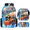 3Pcs Set NARUTO Kids Backpack with Crossbody Bag & Pencil Case Lightweight&Durable, Cartoon School Bags for Ages 4-10 Boys&Girls