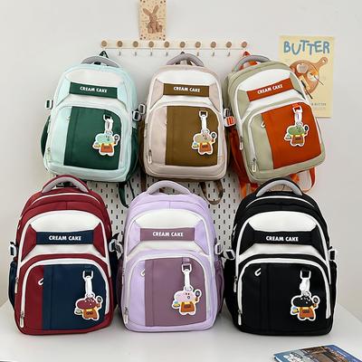 Rugzak voor Dames Nieuwe Hoge Waarde Grote Capaciteit Casual Rugzak Trendy en Modieus Lichtgewicht Cartoon Beer Schooltas