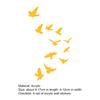 11Pcs/Set Wall Sticker Wide Application Convenient Acrylic Bird Vivid 3D Wall Decorative Sticker for Home