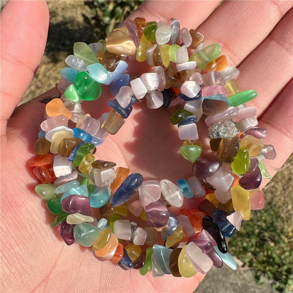 5-8MM Irregular Labradorite Chips Bead Amethysts Malachite Aquamarine Citrine Gravel Stone Beads For Jewelry Making Accessories