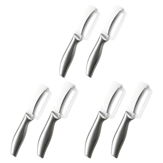 2Pcs Vegetable Peeler Peeler with Ergonomic Handle Bottle Opener Multi-Function Fruit Peeler for Pumpkin Pineapple Sugarcane Rust-Proof Essential