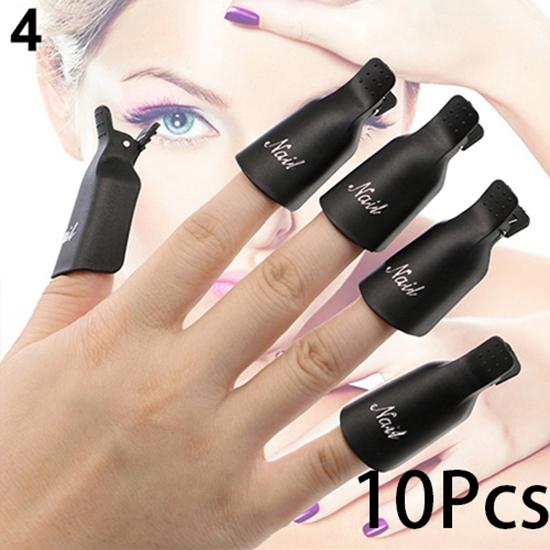 

Ковпачки Затискачі Гель-лак Знежирювач для нігтів Манікюрні затискачі Пластик Акрил Soak Off УФ-гель для зняття гелю