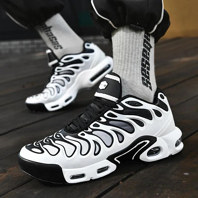 Herren Laufschuhe Marke Casual Sneakers Outdoor Joggen Bequemes Gehen Lace-up Blade Freizeit Loafers Atmungsaktive Mode