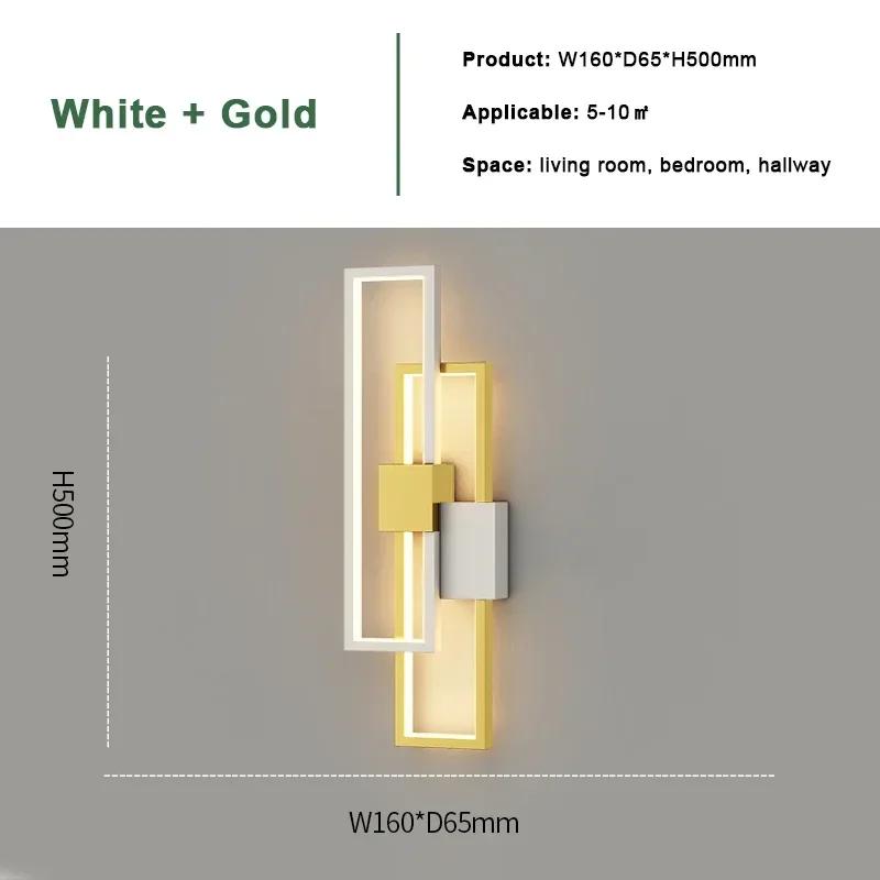 Modern LED Wall Lamps For Living Room Study Room Bedroom Bedside Aisle Stairs Wall Lights Home Decor Indoor Lighting Fixtures